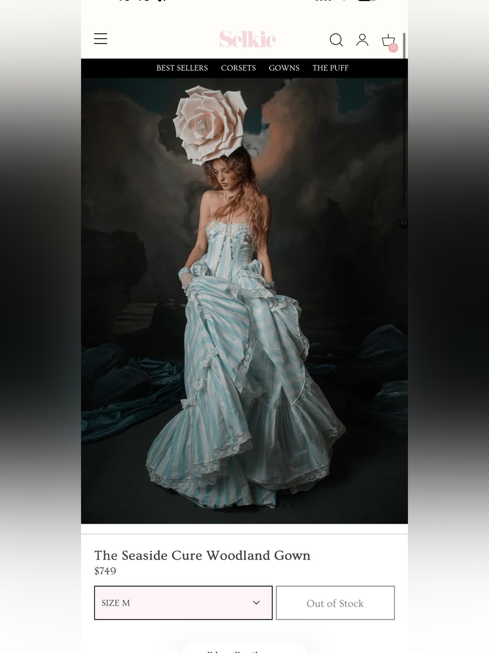 Selkie The Seaside Cure Woodland Gown - Picture 3 of 10